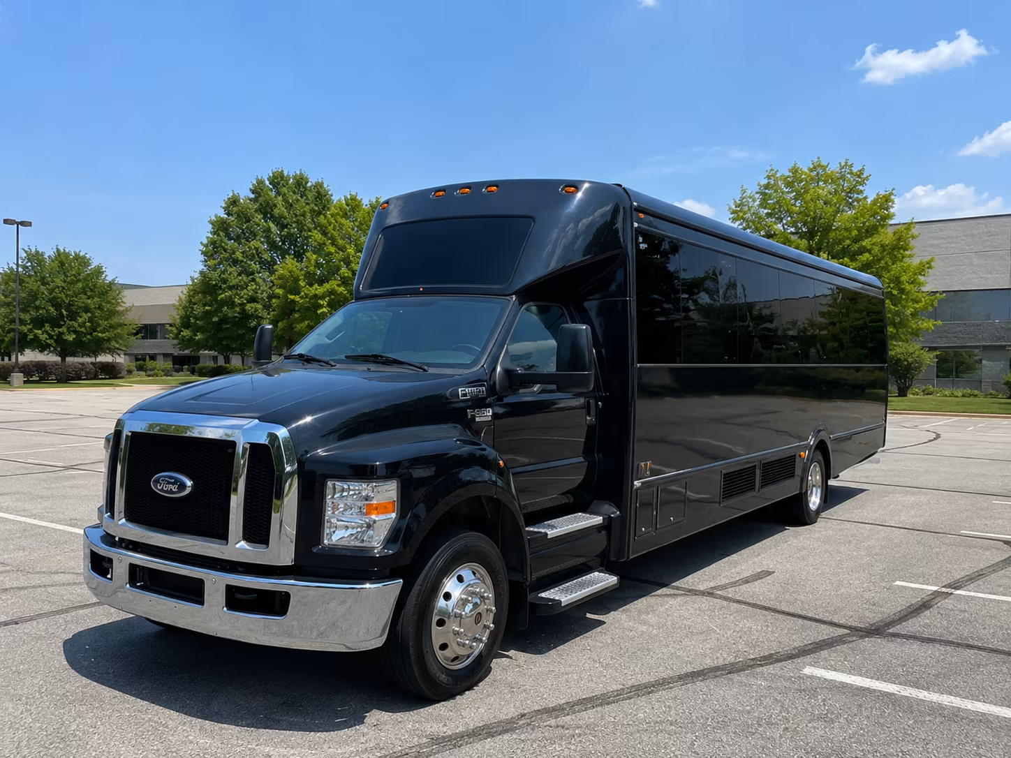 burke lakefront airport bus rentals for charter flights and private groups