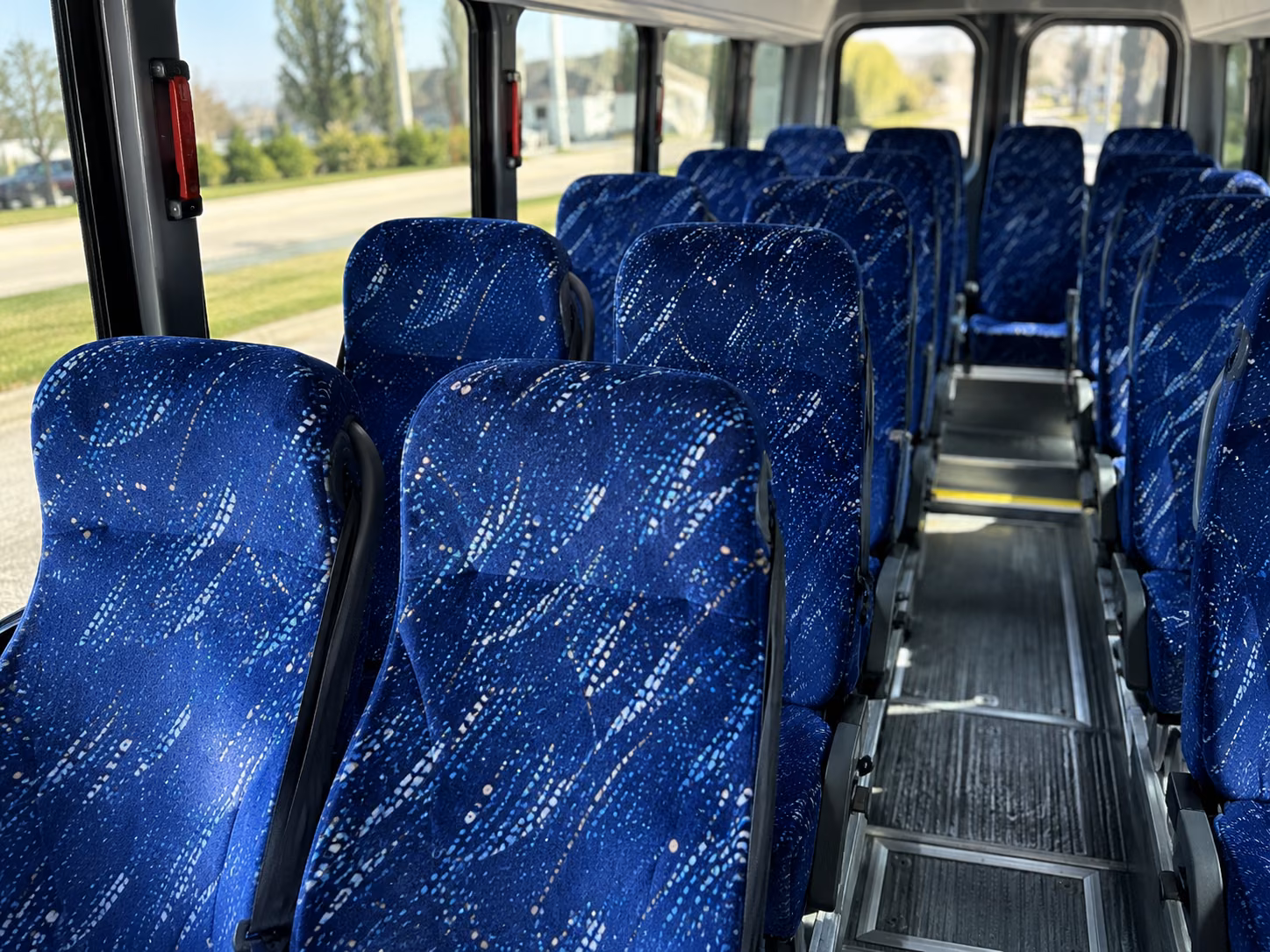 cleveland 18 passenger minibus interior