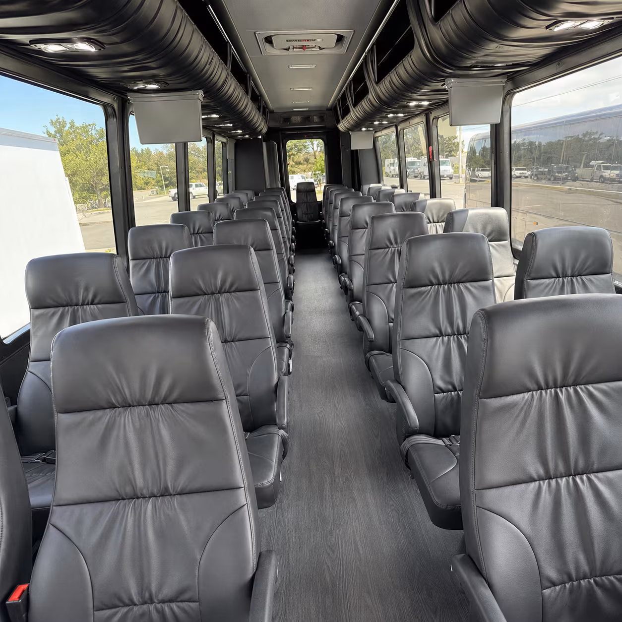 cleveland 30 passenger minibus inside