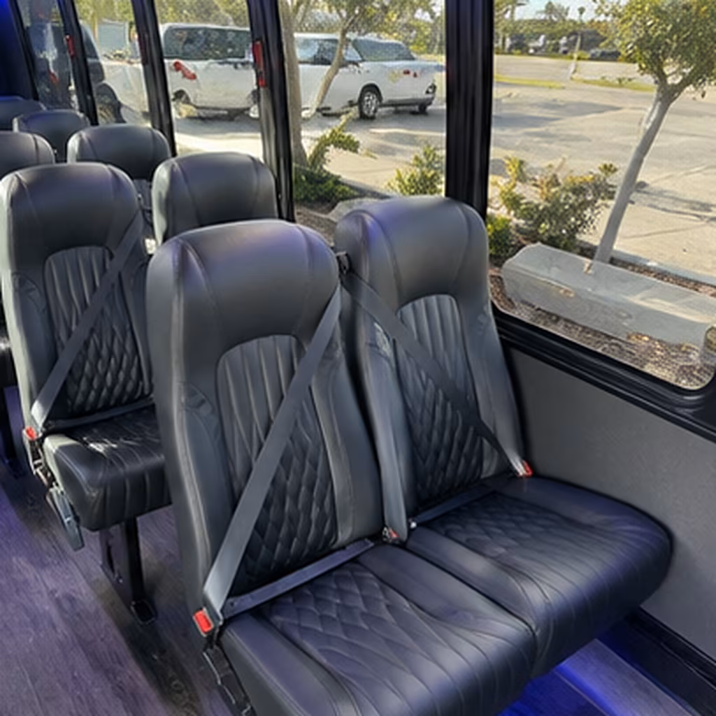 cleveland 30 passenger minibus interior