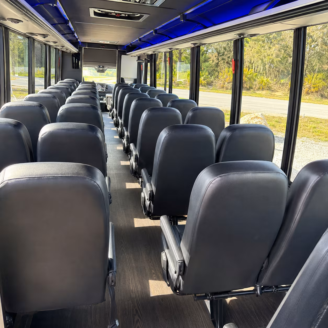 cleveland birthday party transportation onboard seating