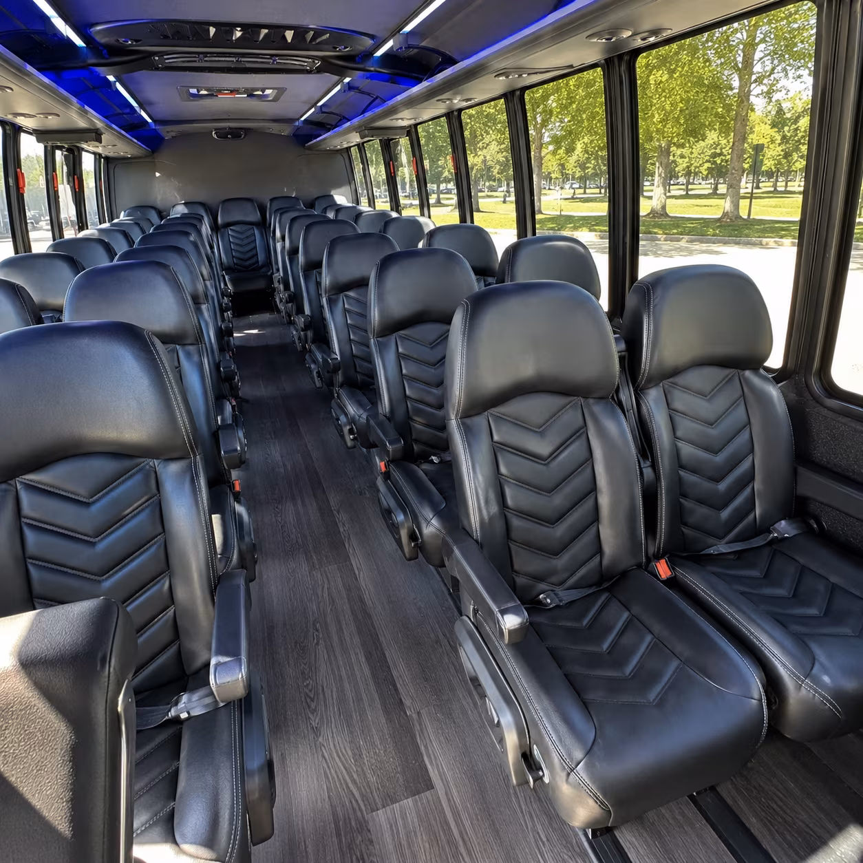 cleveland bus rental service area