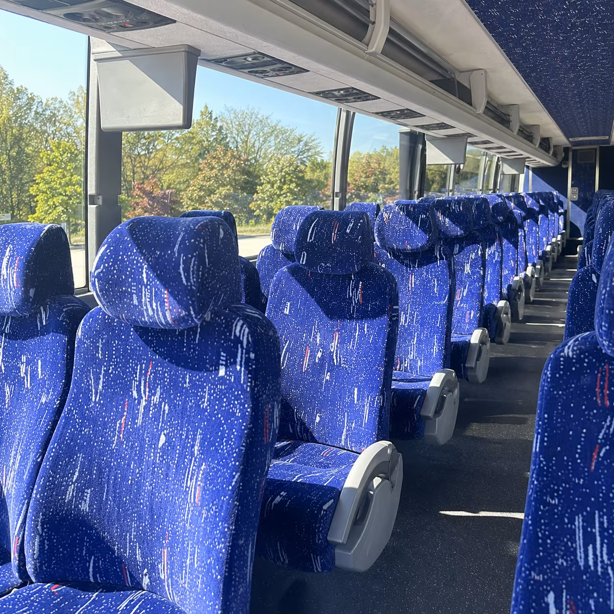 cleveland charter bus inside