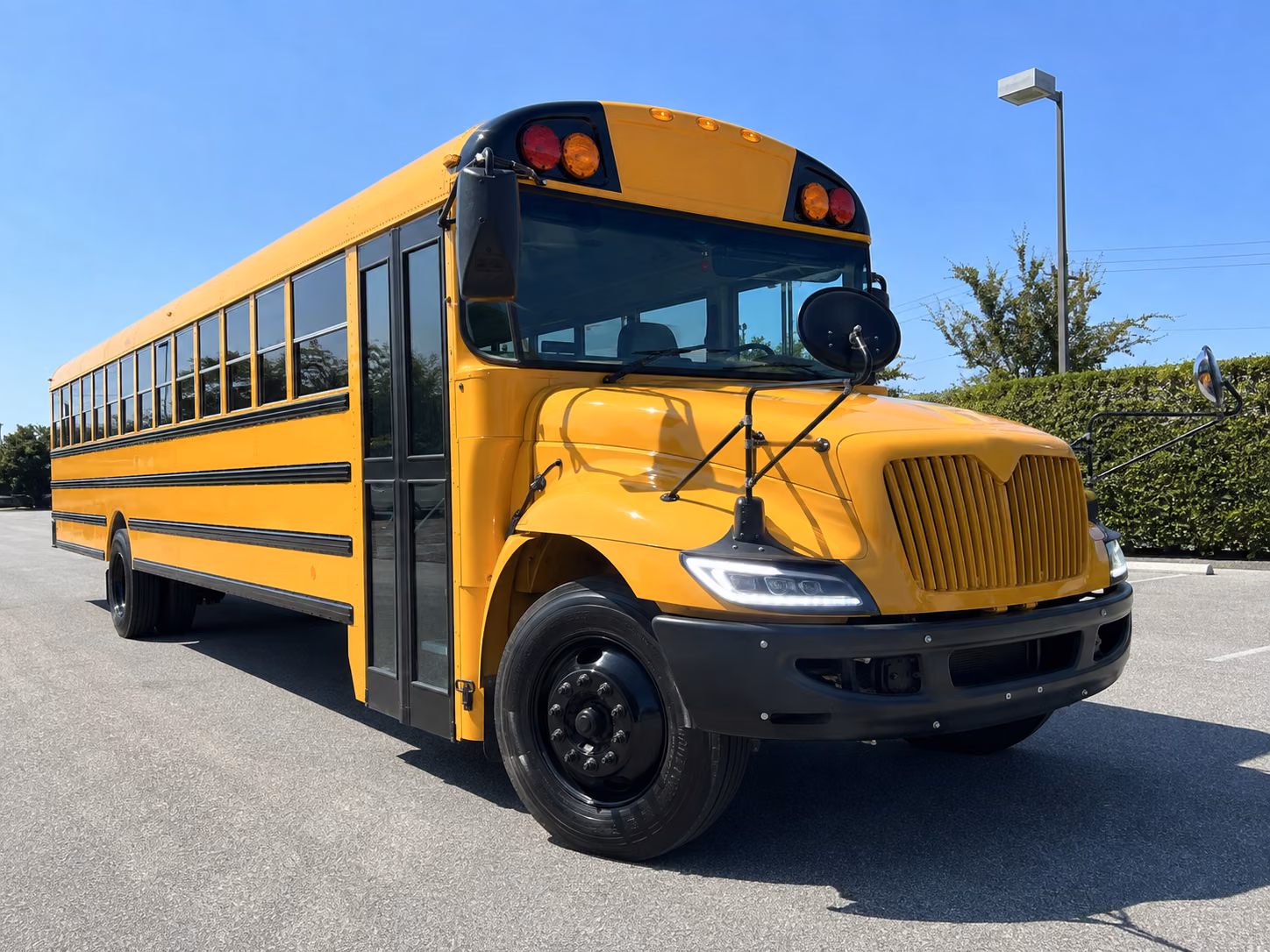 school buses for rock hall and lakefront field trips